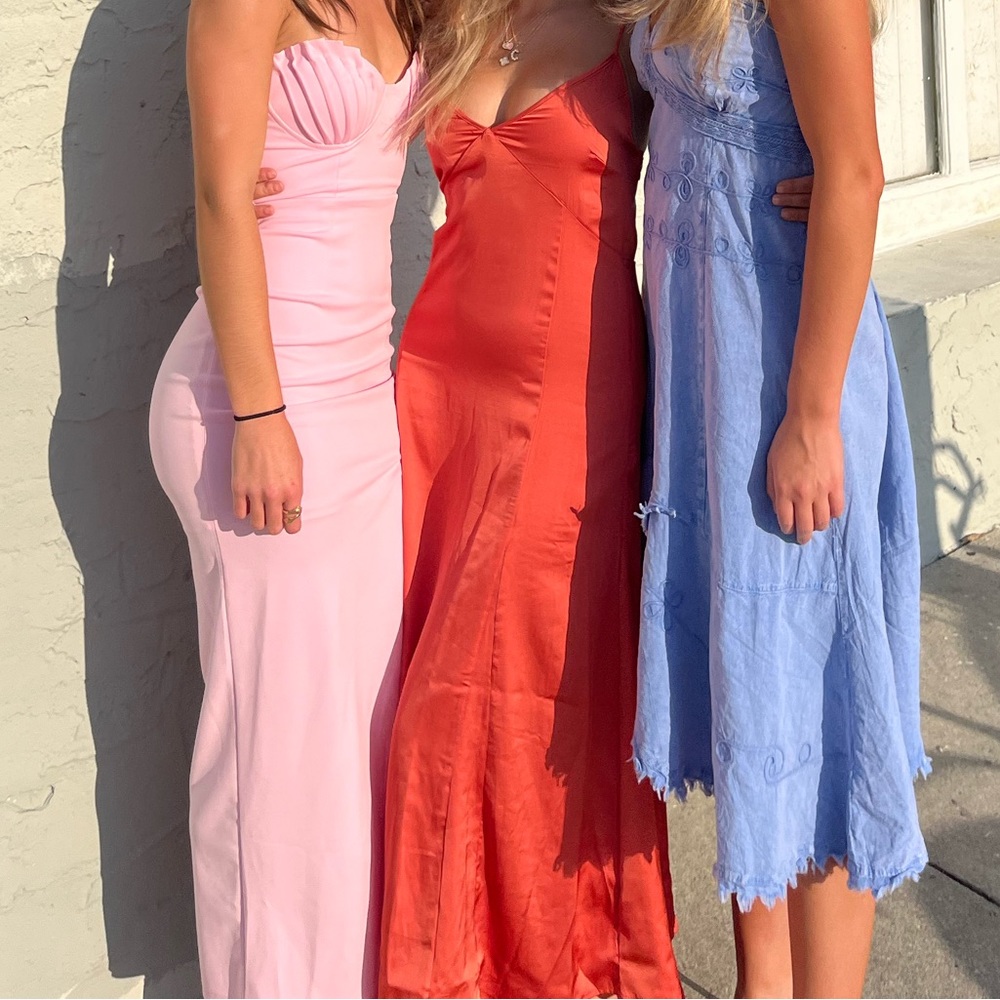 Hello Molly Pink Mermaid Muse Maxi Dress (XS)